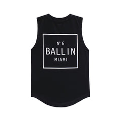 BALLIN MUSCLE TEE SMALL PRINT